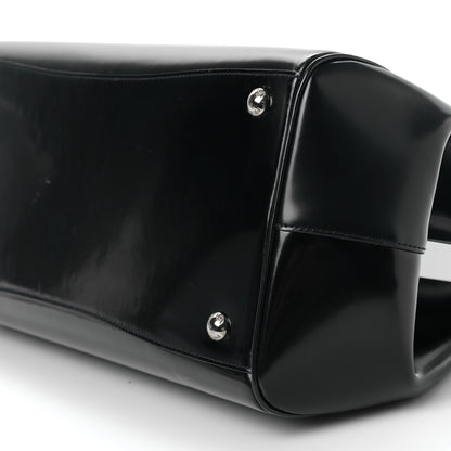 Prada Spazzolato Frame Bag Black 8 of 9