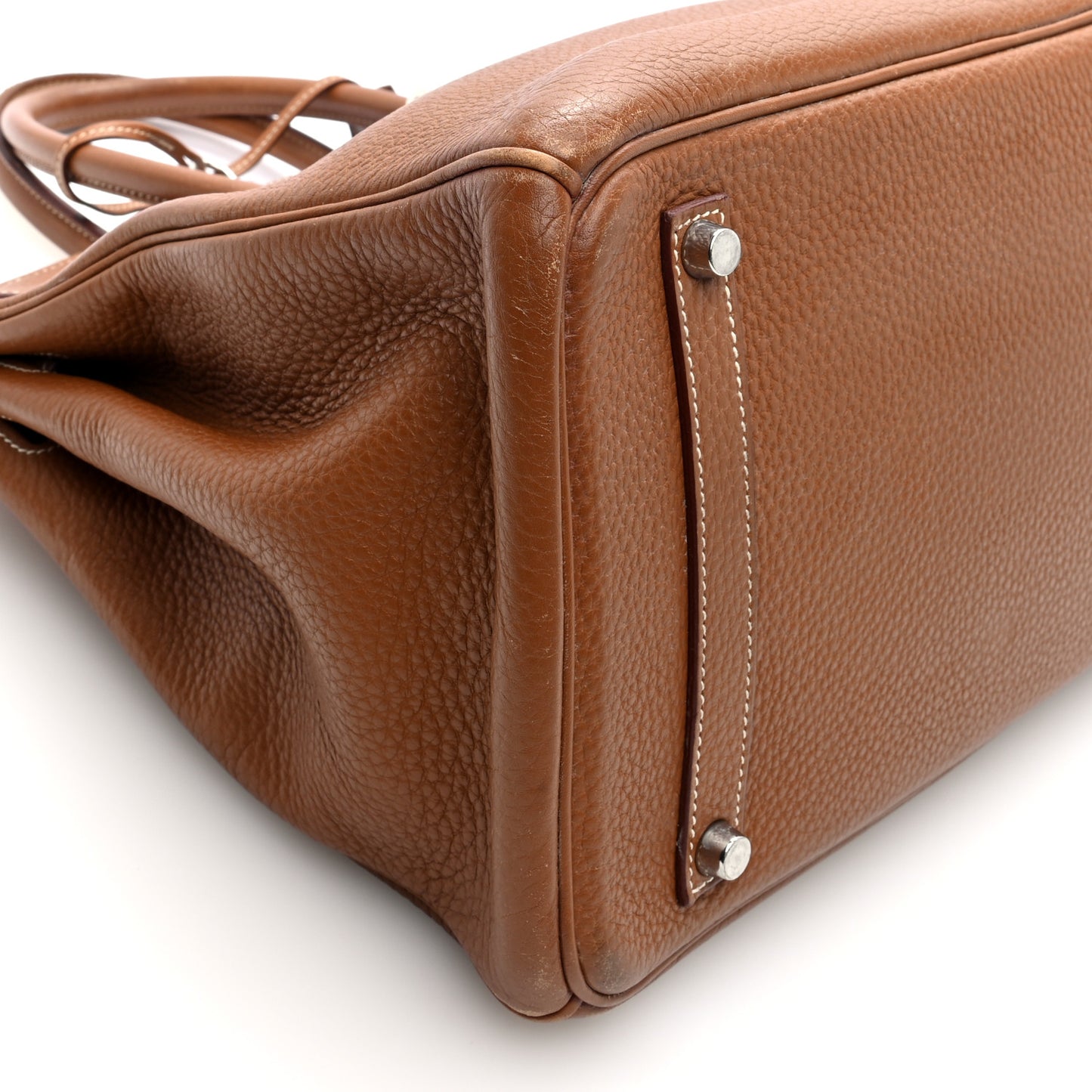 Taurillon Clemence Birkin 35 Gold