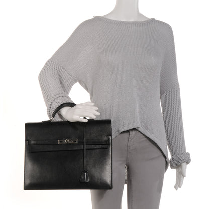 Hermes Box Kelly Depeche 34 Black 2 of 8