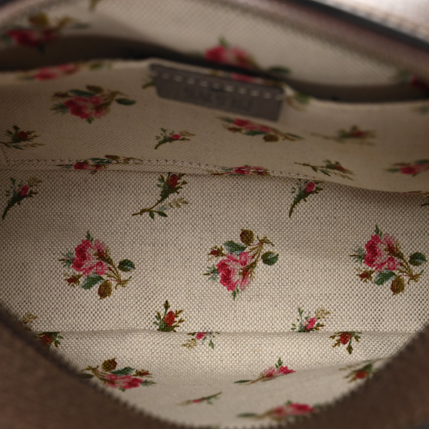 GG Supreme Monogram Web Neo Vintage Shoulder Bag Beige New Acero Crop