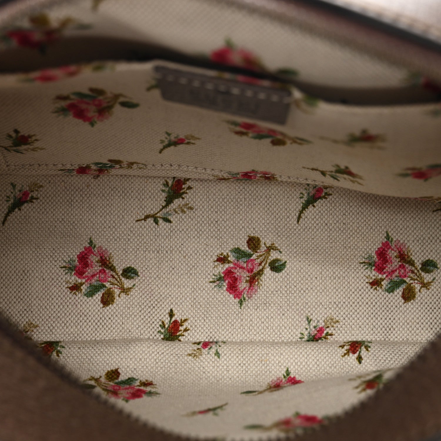 Gucci GG Supreme Monogram Web Neo Vintage Shoulder Bag Beige New Acero Crop 6 of 11