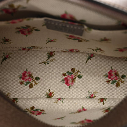 Gucci GG Supreme Monogram Web Neo Vintage Shoulder Bag Beige New Acero Crop 6 of 11