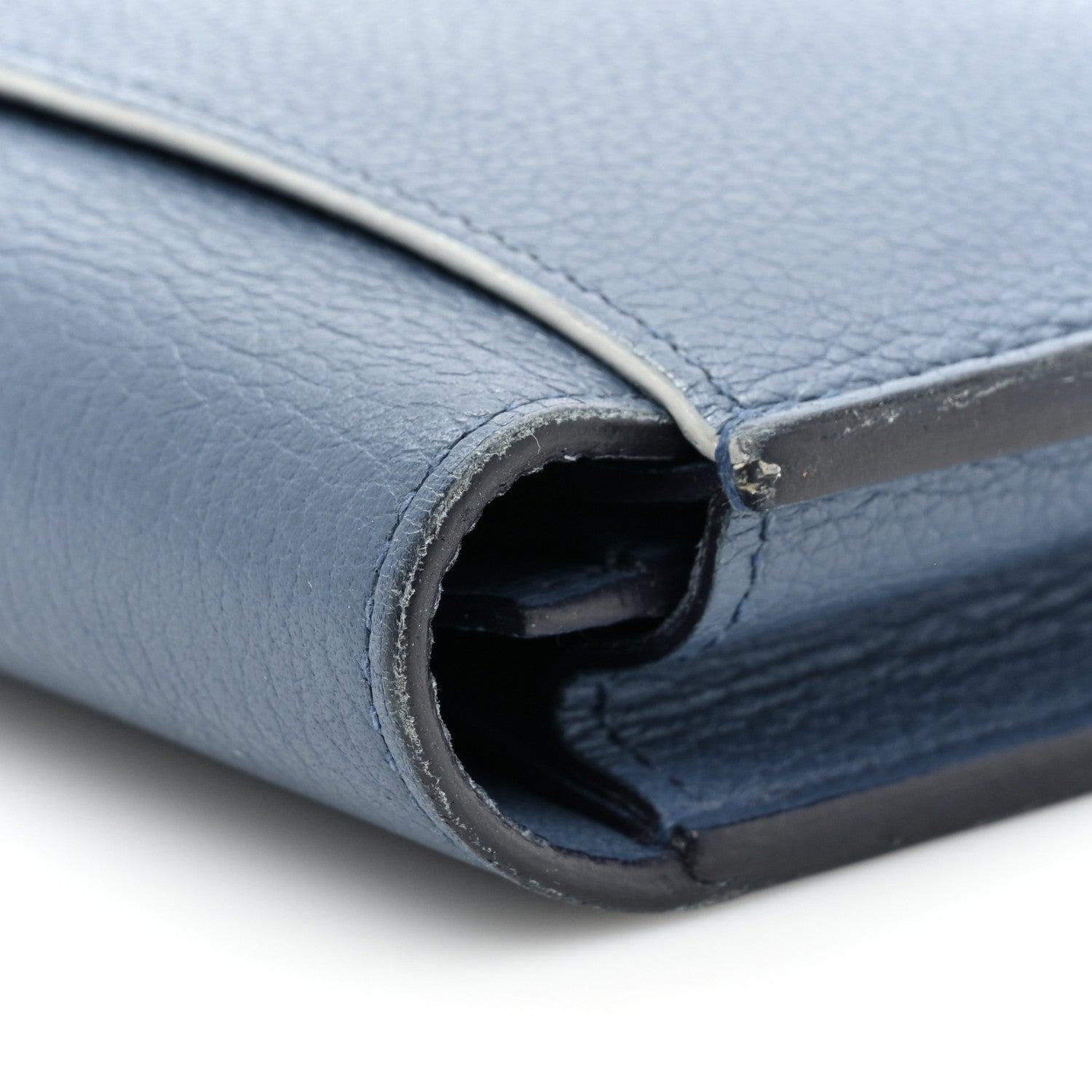 Hermes Evercolor Passant Long Wallet Bleu Brighton 14 of 17