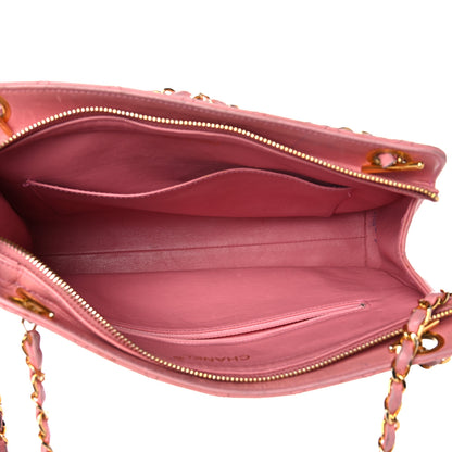 Chanel Lambskin Quilted Pocket Flap Shoulder Bag Pink 5 of 43