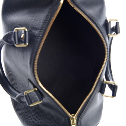 Louis Vuitton Epi Speedy 25 Black 5 of 10
