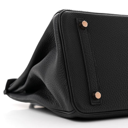 Hermes Togo Birkin 30 Black 9 of 14