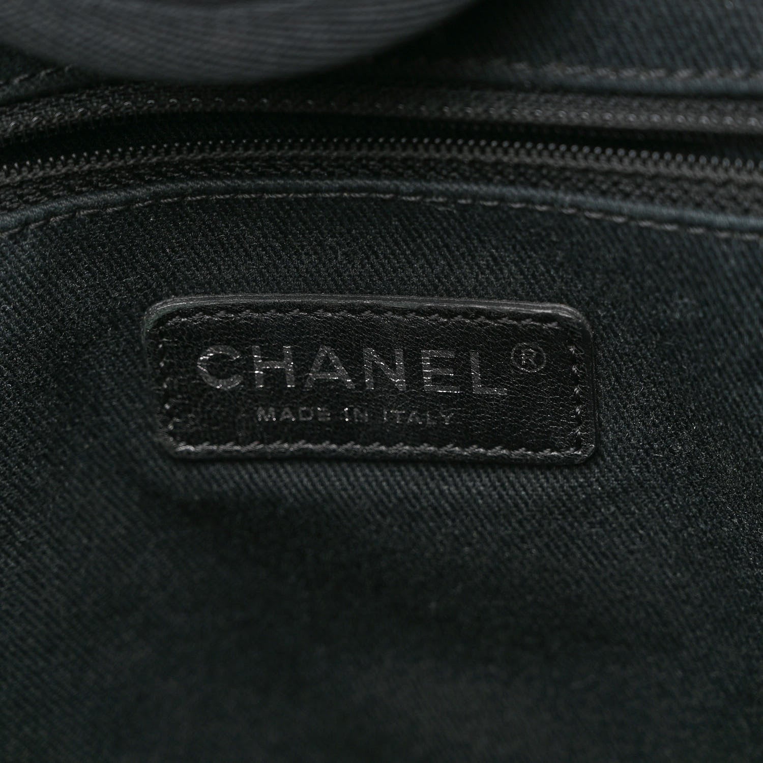 Chanel Canvas Medium Deauville Tote Grey 6 of 10