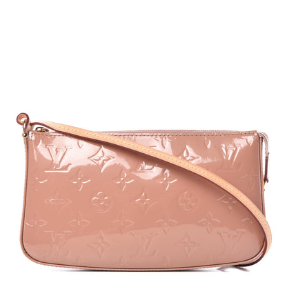 Louis Vuitton Vernis Pochette Accessories NM Rose Velours 1 of 9