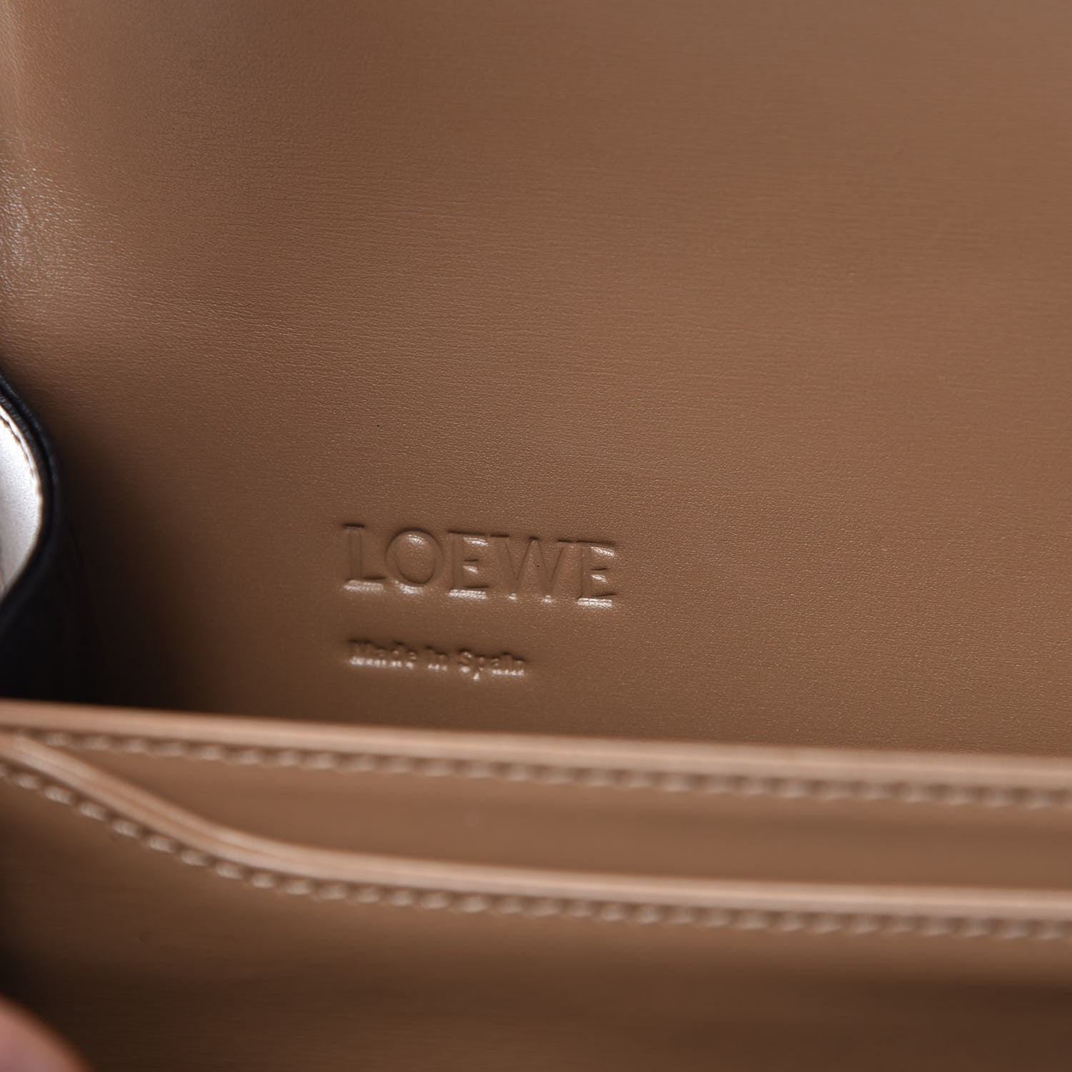 Loewe Calfskin Medium Barcelona Shoulder Bag Mink 9 of 9
