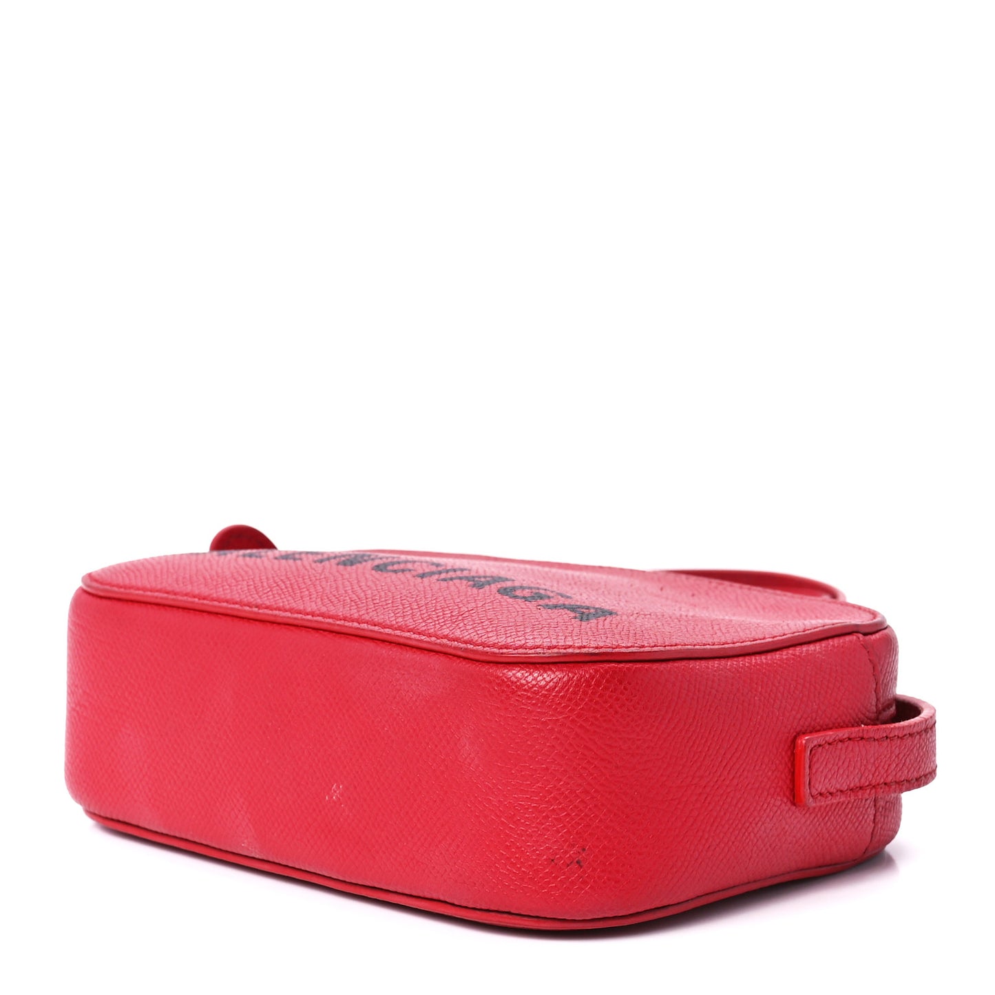 Grained Calfskin XS Ville Camera Bag Rouge