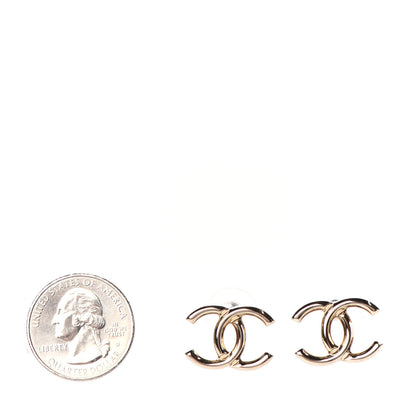 Chanel Metal CC Earrings Gold 2 of 4