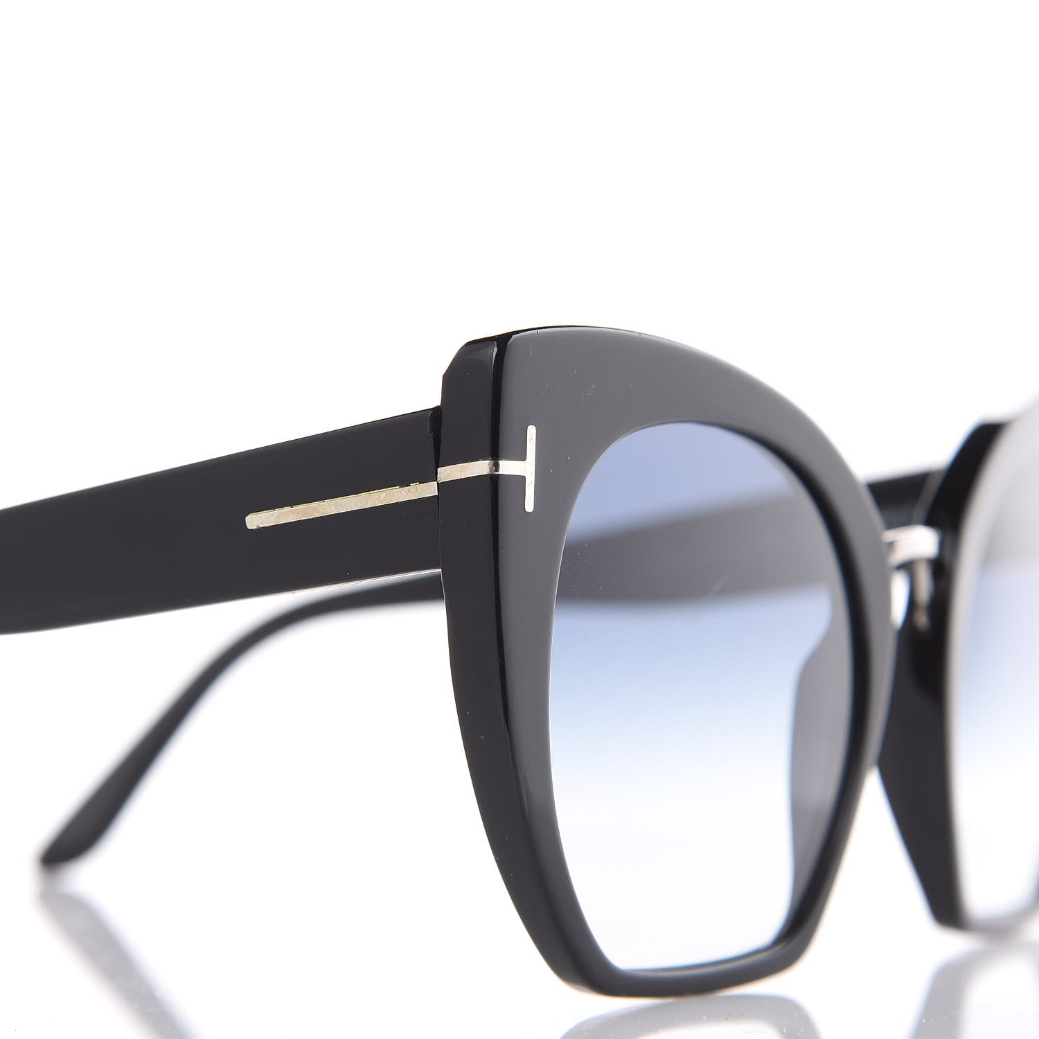 Tom Ford Samantha Cat Eye Sunglasses TF553 Black 9 of 12