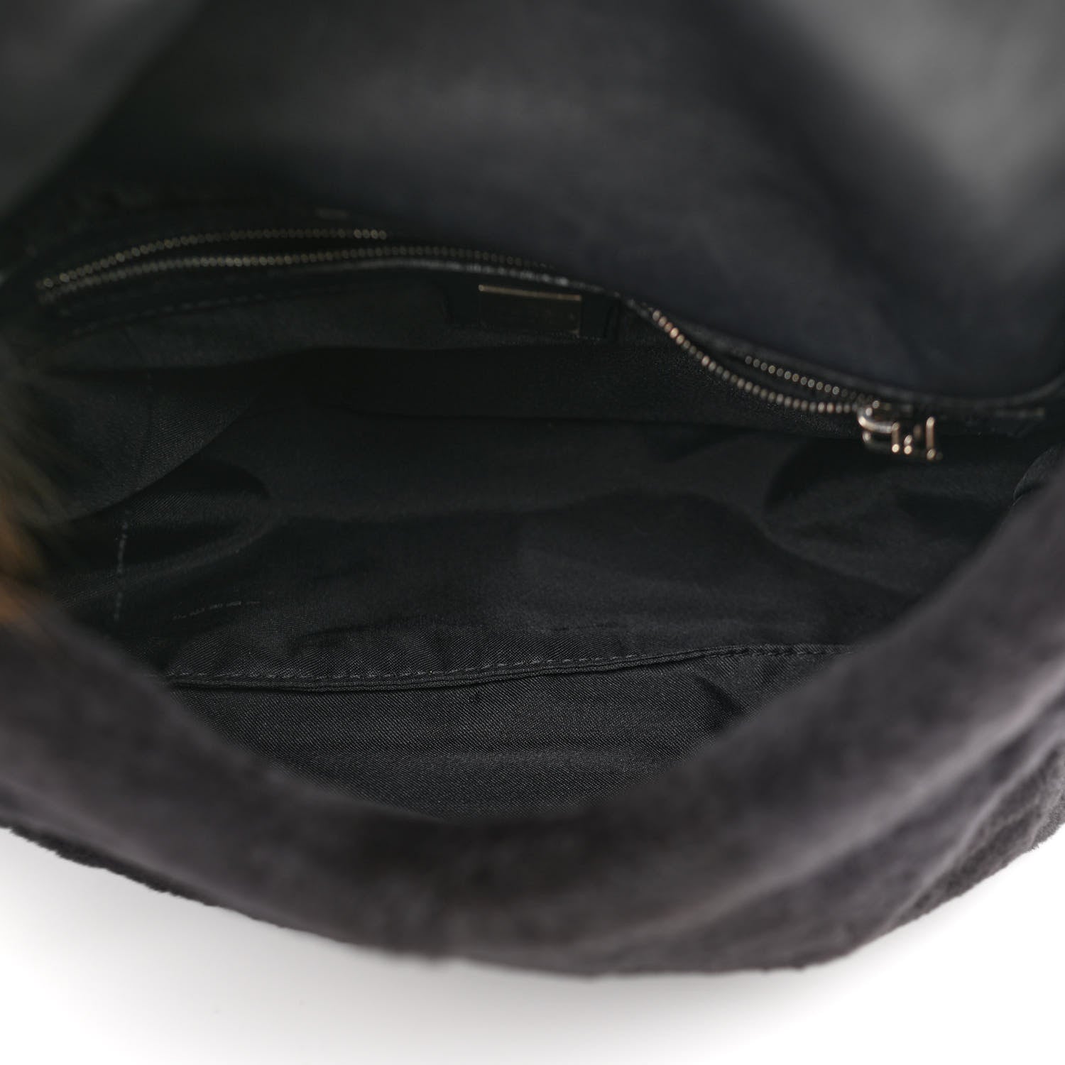 Fendi Fox Fur Mama Baguette Brown Multicolor 4 of 8