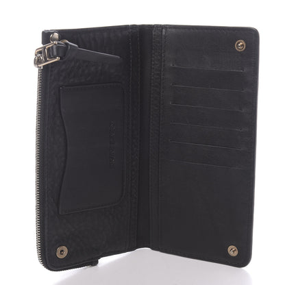 Burberry Grainy Calfskin Zip Wallet Black 5 of 9