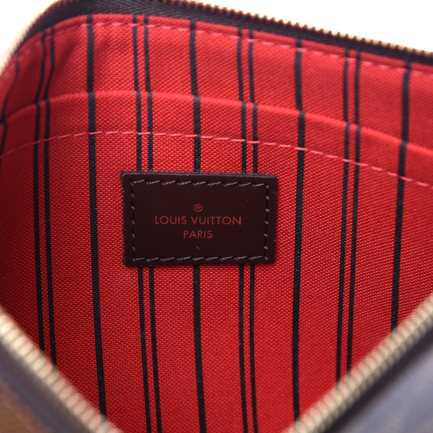 Louis Vuitton Damier Ebene Neverfull MM GM Pochette 5 of 7