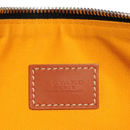 Goyard Goyardine Senat Pochette MM Black Gold 12 of 18