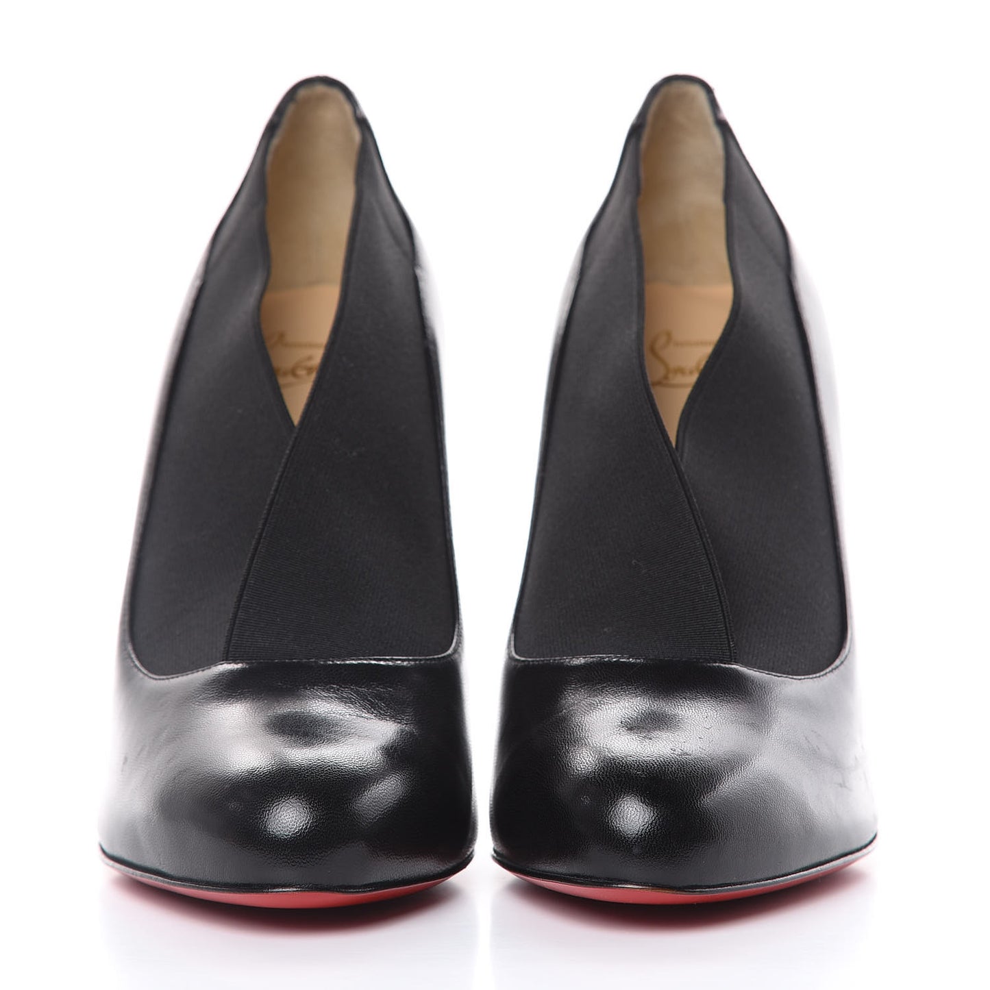 Shiny Nappa Toot Couverte 100 Pumps 40.5 Black