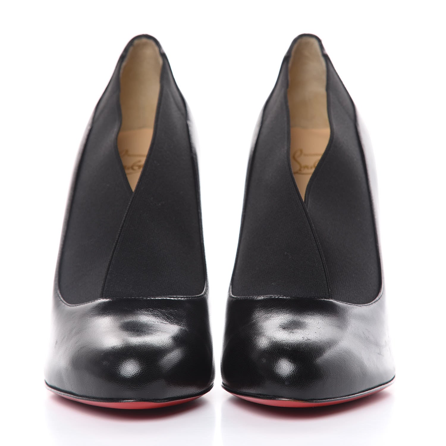Christian Louboutin Shiny Nappa Toot Couverte 100 Pumps 40.5 Black 2 of 12