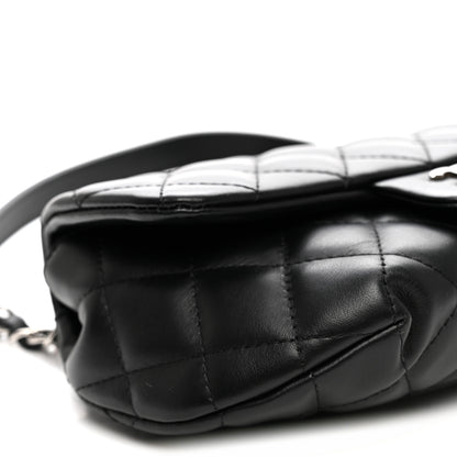 Chanel Calfskin Quilted CC Uniform Flap Belt Bag Black 9 of 10