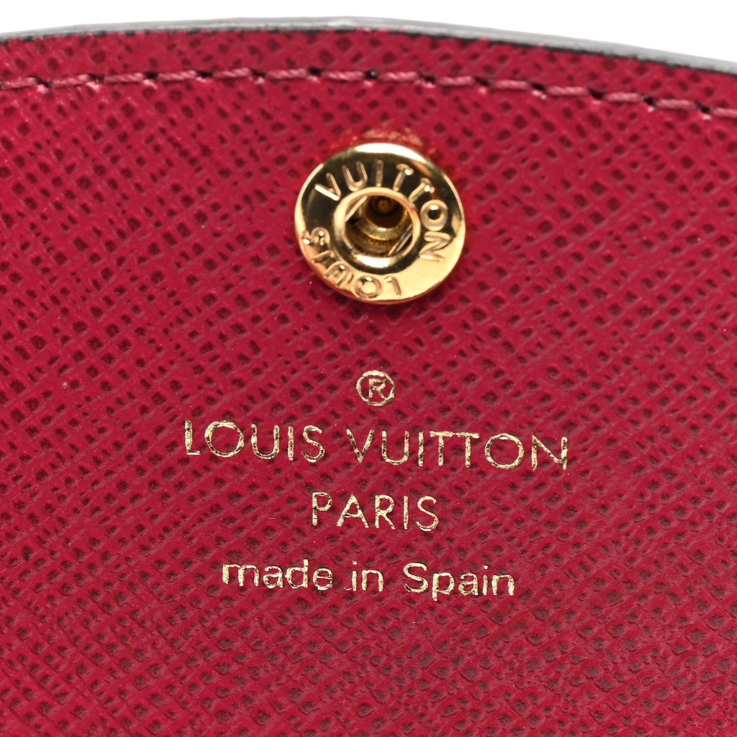 Monogram Rosalie Coin Purse Fuchsia