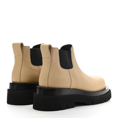 Bottega Veneta Calfskin The Lug Chelsea 55mm Cropped Boots 37 Cane Sugar 4 of 9