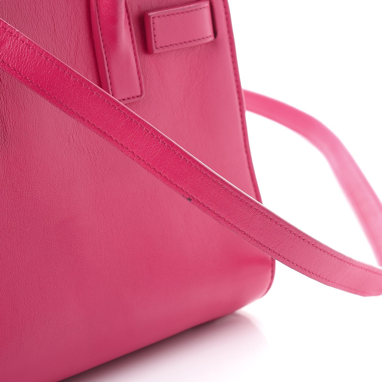 Calfskin Nano Sac De Jour Lipstick Fuchsia