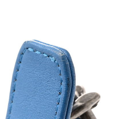 Chanel Goatskin Quilted Large Chanel 19 Flap Blue 12 of 12