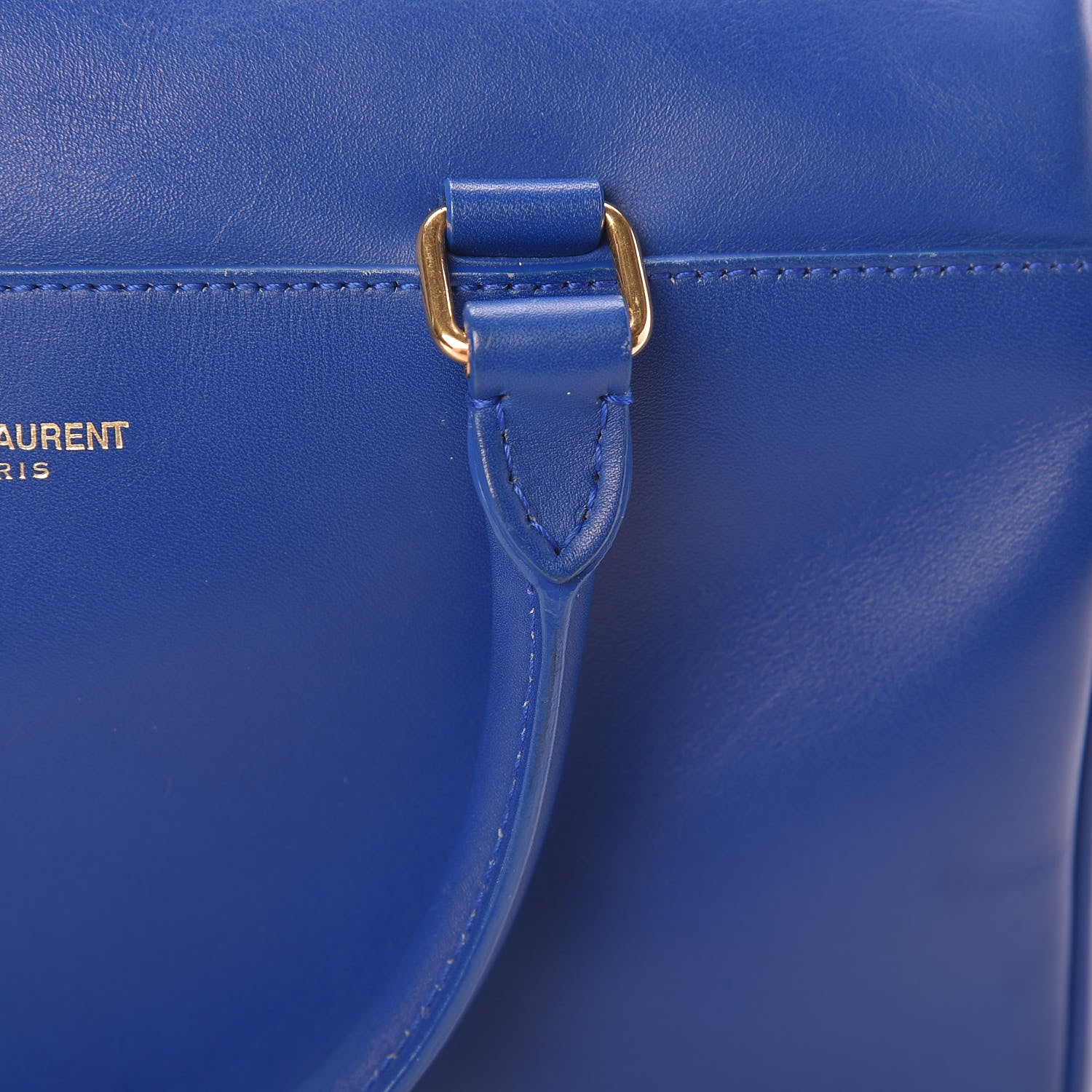 Saint Laurent Calfskin Classic Baby Duffle Blue 22 of 23