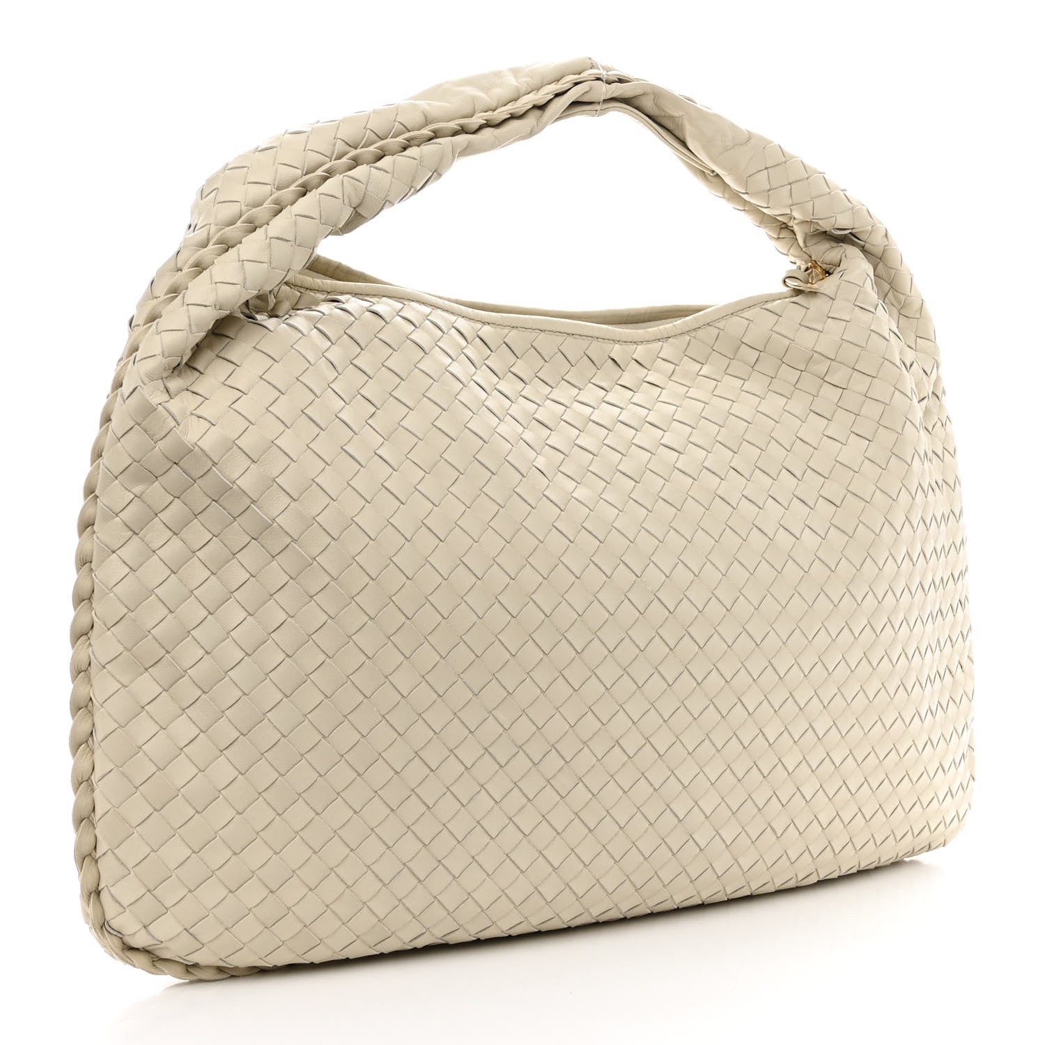 Bottega Veneta Nappa Intrecciato Large Veneta Hobo Marmo 3 of 10