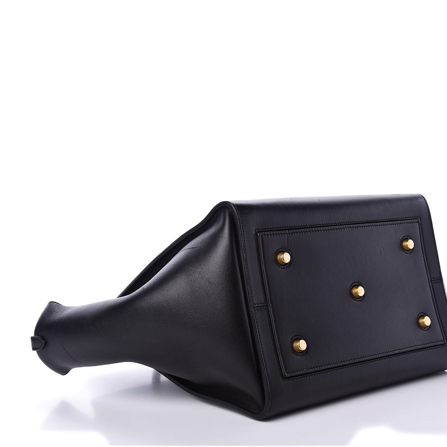 Celine Smooth Calfskin Small Tie Knot Tote Black 6 of 10