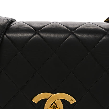 Chanel Lambskin Quilted Medium Single Flap Black 9 of 12