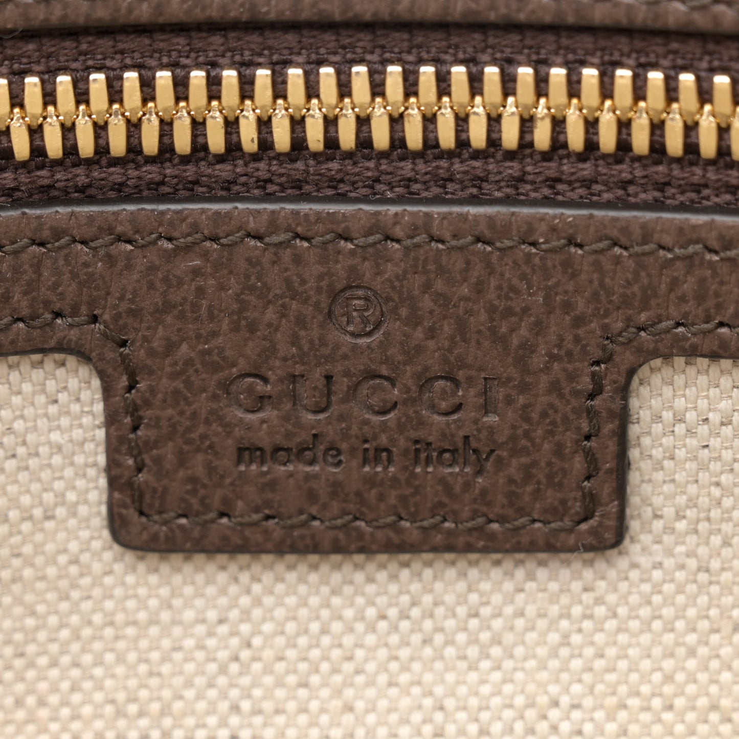 Monogram Jumbo GG Textured Dollar Calfskin Web Messenger Shoulder Bag Camel Ebony New Acero
