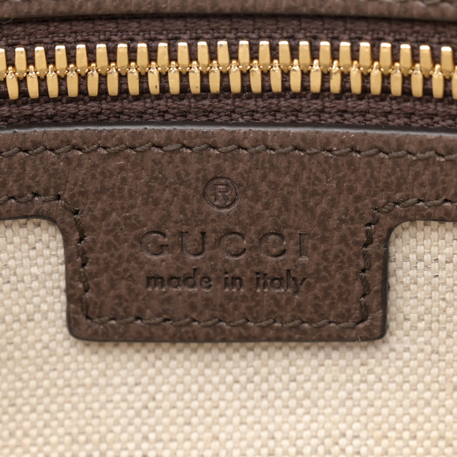 Gucci Monogram Jumbo GG Textured Dollar Calfskin Web Messenger Shoulder Bag Camel Ebony New Acero 6 of 13