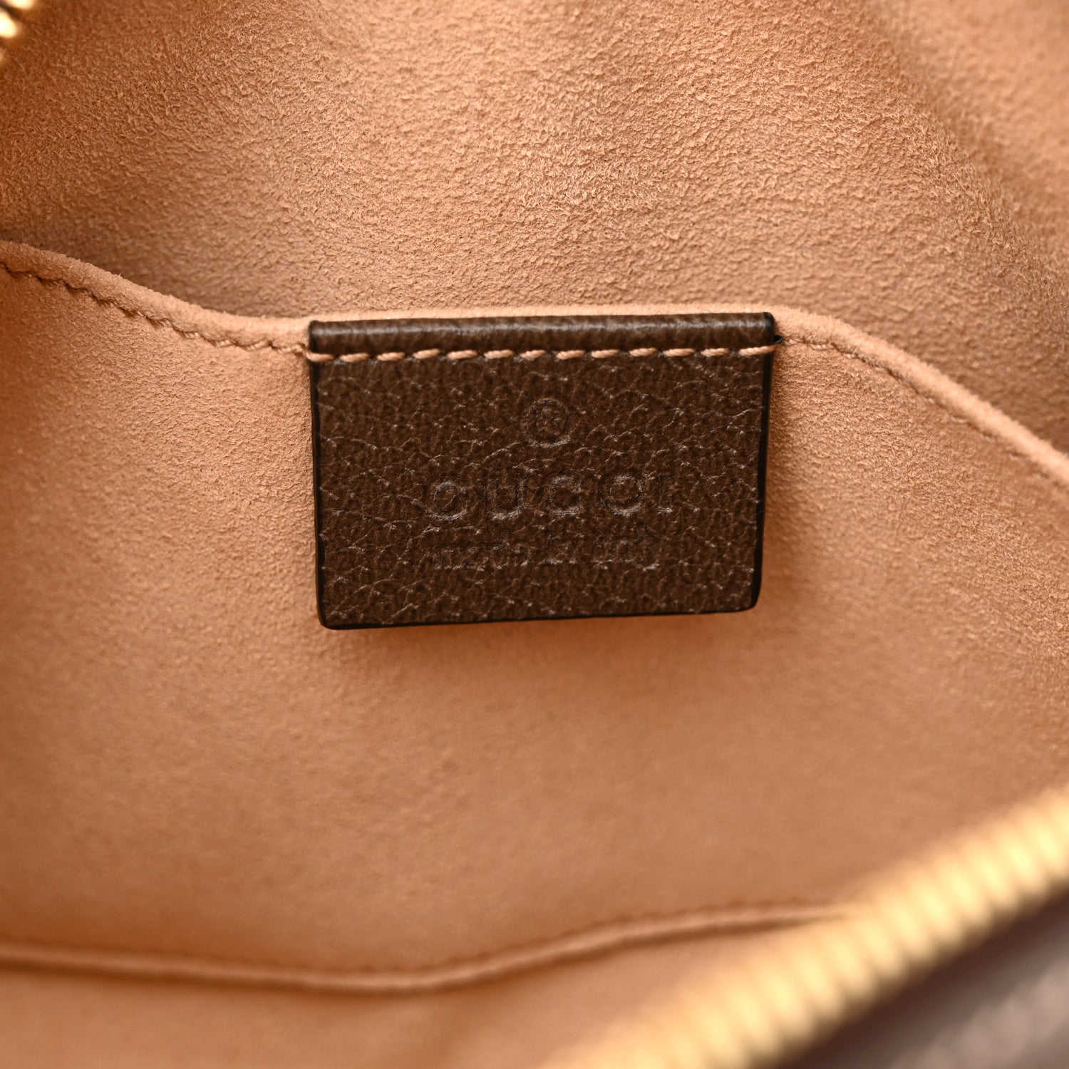 Gucci GG Supreme Monogram Web Small Ophidia Belt Bag 75 30 Dark Brown 6 of 10