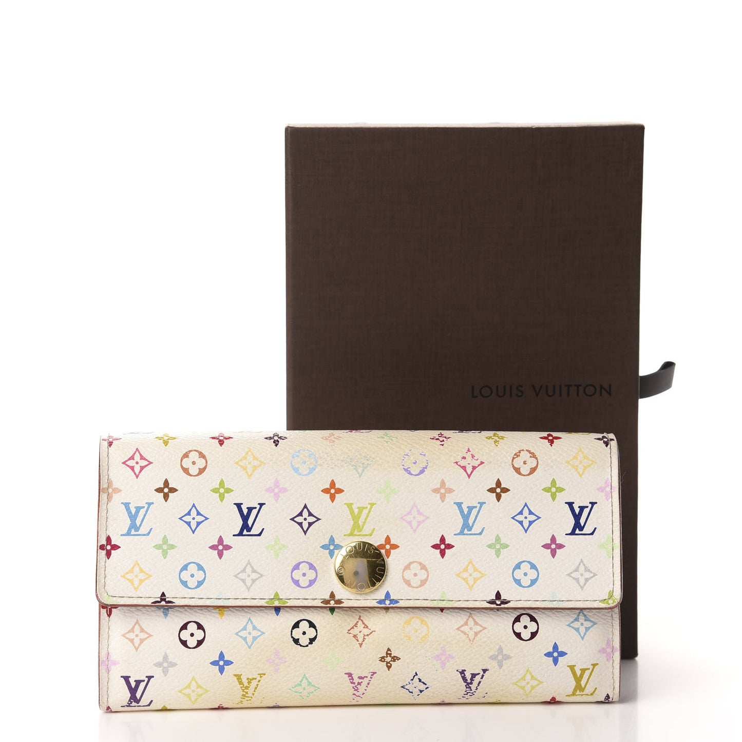 Monogram Multicolor Sarah Wallet White Eglantine