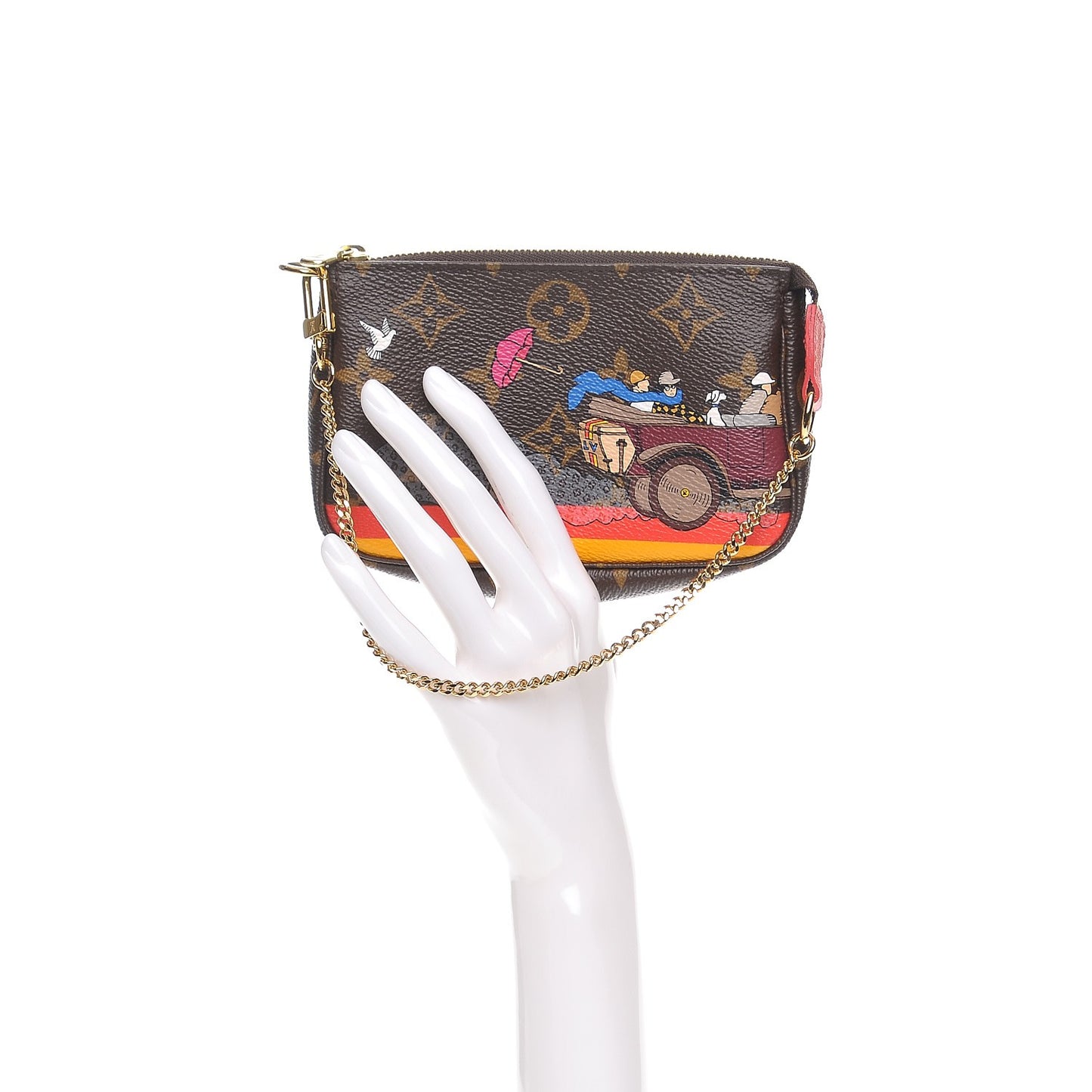 Monogram 2015 Christmas Animation Mini Pochette Accessories
