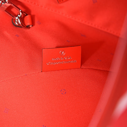 Louis Vuitton Monogram Escale Neverfull MM Rouge 8 of 12