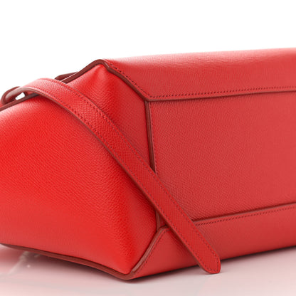 Celine Grained Calfskin Micro Belt Bag Bright Red 10 of 11