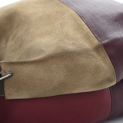 Celine Calfskin Suede All Soft Shoulder Bag Burgundy 11 of 12