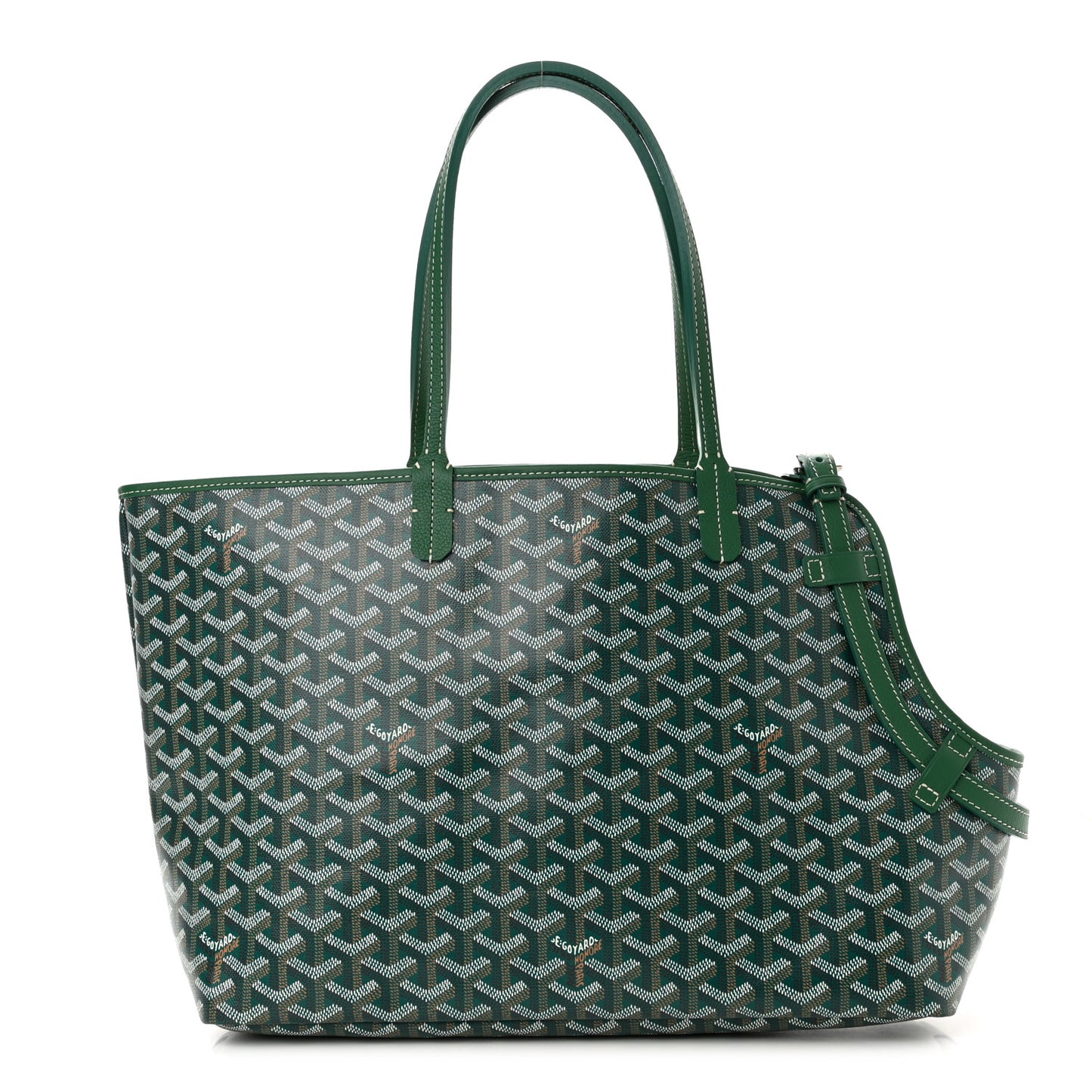 Goyardine Chien Gris Bag Green