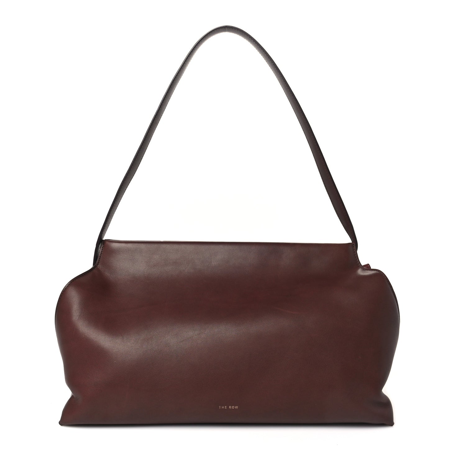 Saddle Calfskin Sienna Shoulder Bag Burgundy