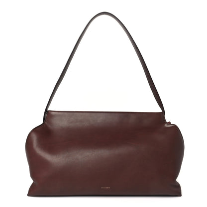 The Row Saddle Calfskin Sienna Shoulder Bag Burgundy 1 of 8