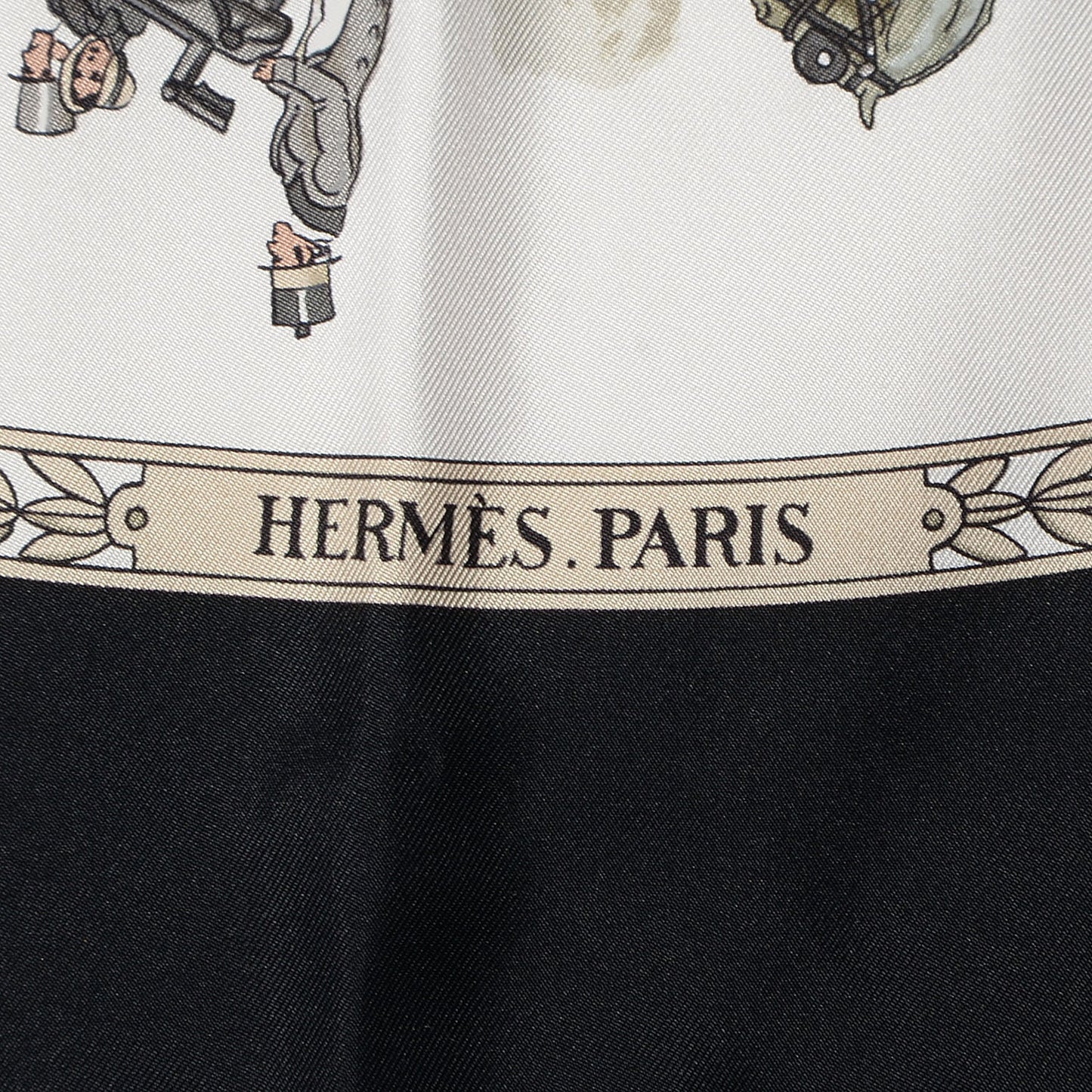 Silk La Promenade de Longchamps Scarf 90