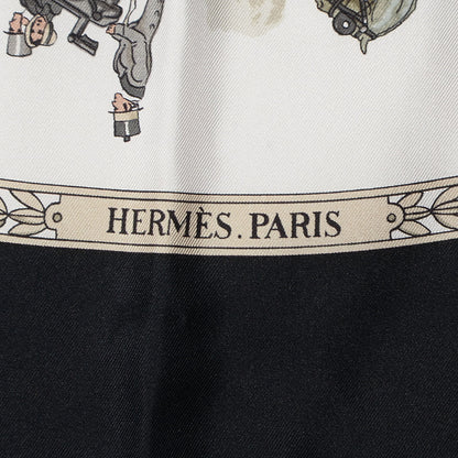 Hermes Silk La Promenade de Longchamps Scarf 90 4 of 6