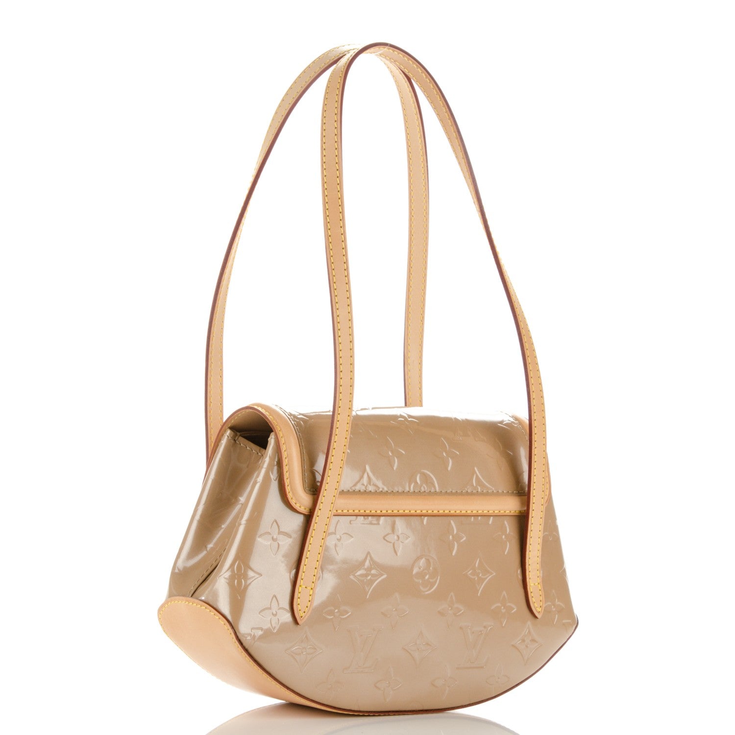 Louis Vuitton Vernis Biscayne Bay PM Noisette 3 of 7