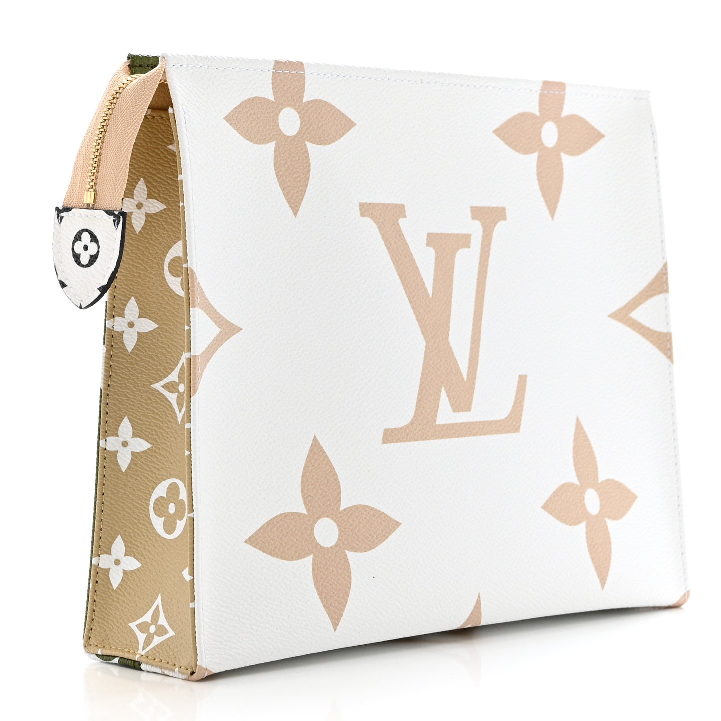 Monogram Giant Toiletry Pouch 26 Kaki