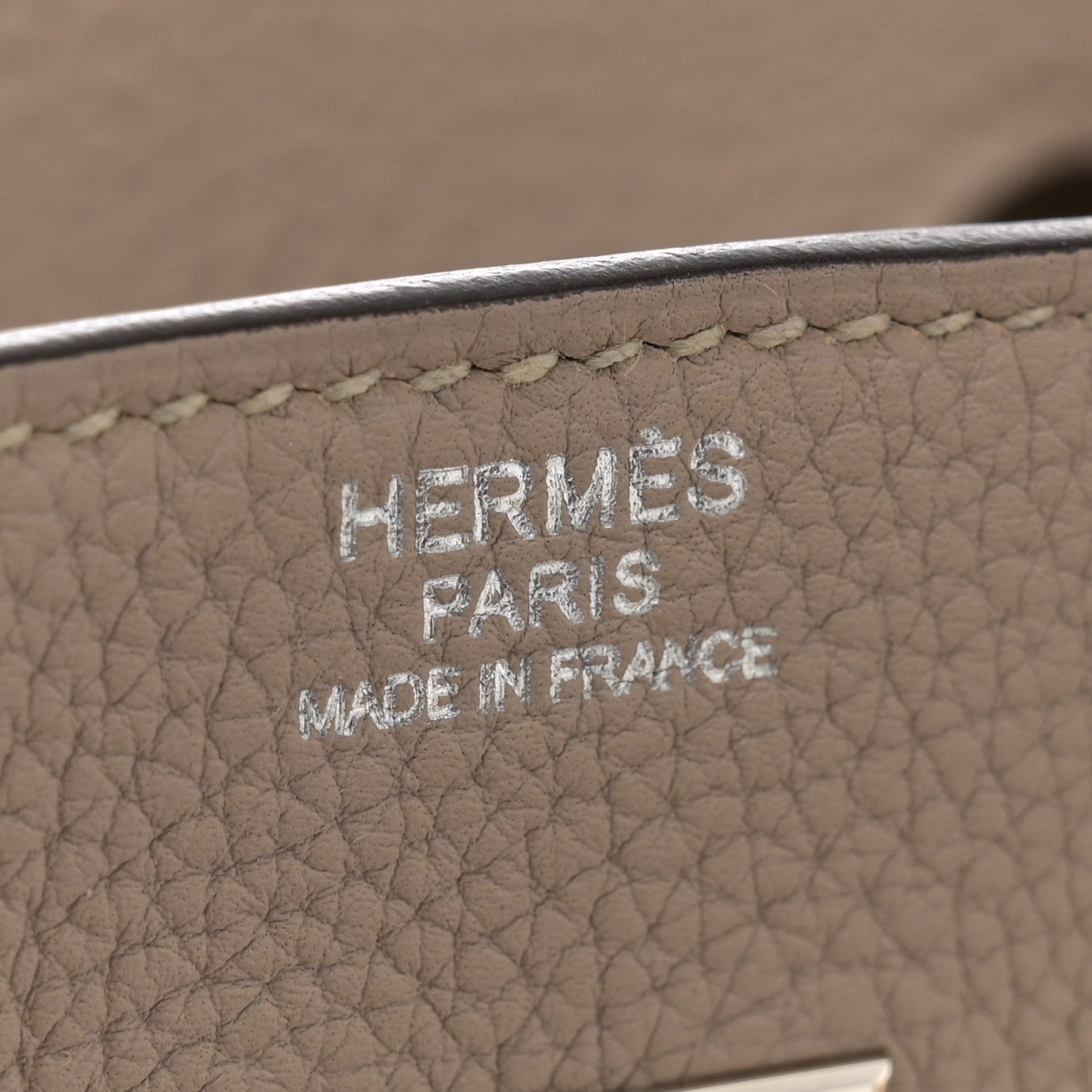 Hermes Togo Birkin 30 Gris Tourterelle 6 of 10