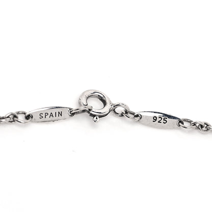 Tiffany Sterling Silver Elsa Peretti Open Heart Charm Bracelet 10 of 10