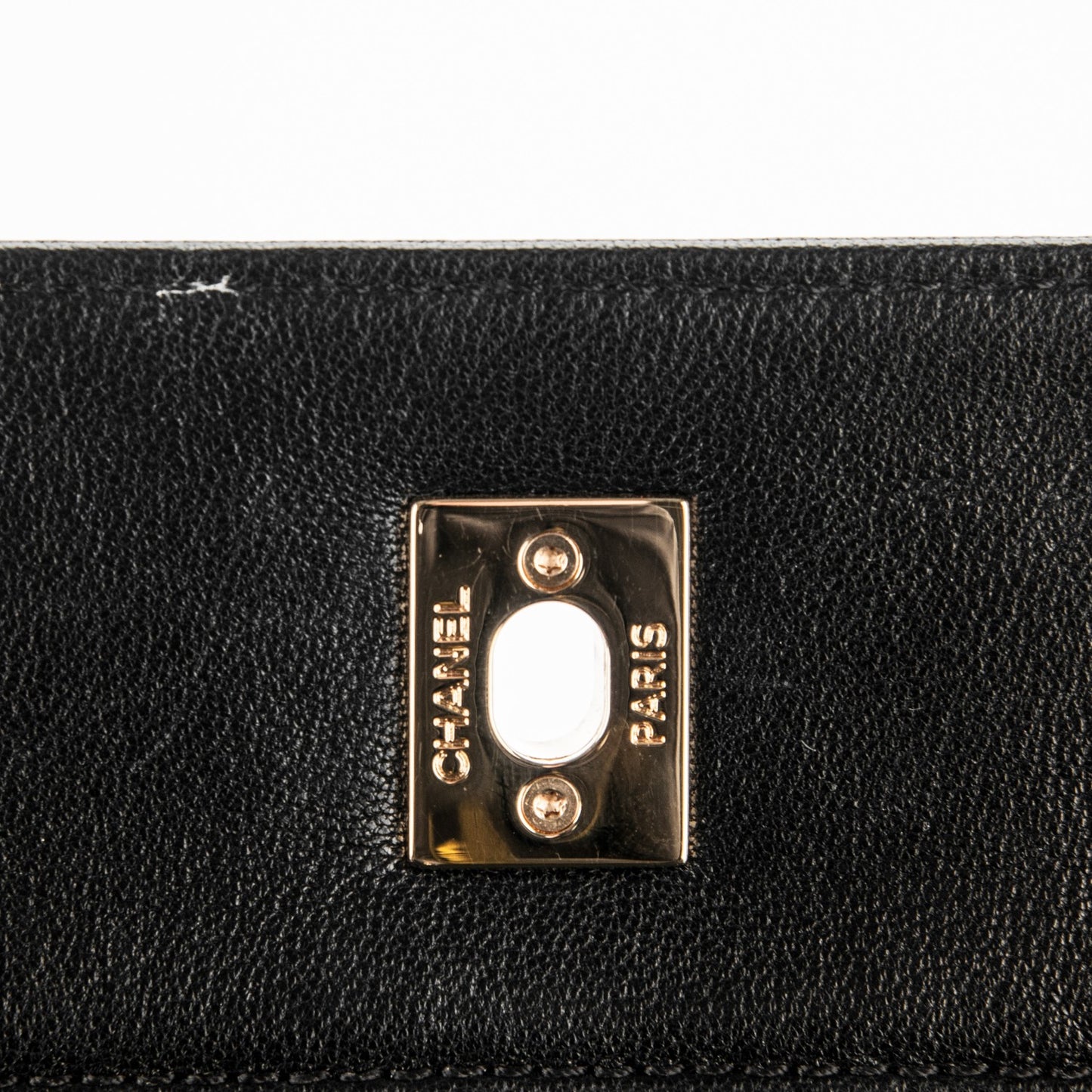 Sheepskin Quilted Vintage Mademoiselle Flap Black