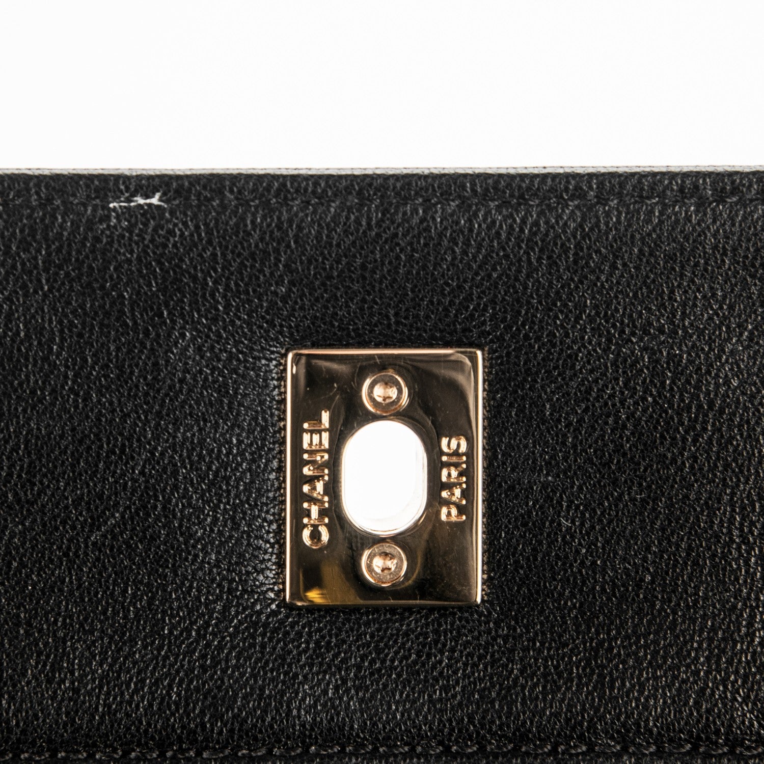 Chanel Sheepskin Quilted Vintage Mademoiselle Flap Black 5 of 8
